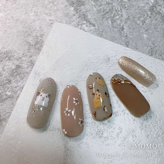 ハムスター ネイルシール