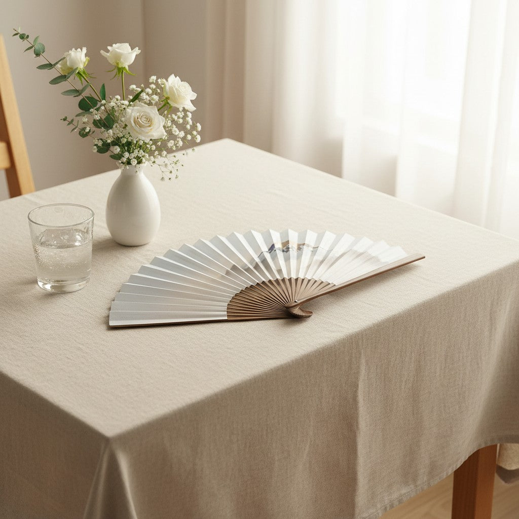 Kyoto Folding Fan “Fuji-san” – Traditional Japanese Bamboo Sensu