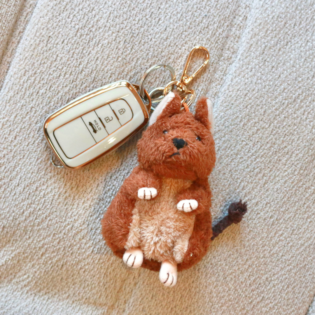 デグーのぬいぐるみチャーム（アグーチ）