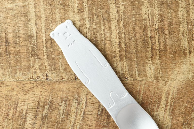Takakuwa Aluminum Ice Cream Spoon – Tsubame-Sanjo Animal Series (Polar Bear / Penguin / Flamingo)