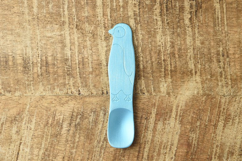 Takakuwa Aluminum Ice Cream Spoon – Tsubame-Sanjo Animal Series (Polar Bear / Penguin / Flamingo)