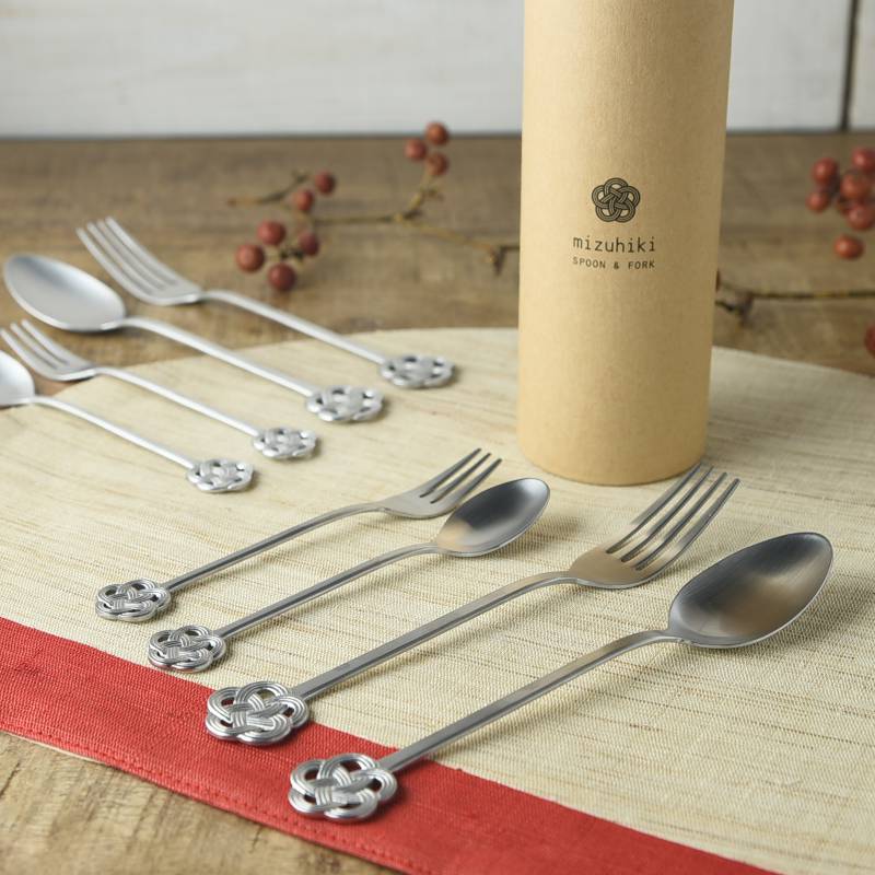 mizuhiki Cutlery & Cutlery Rest Set – Tsubame-Sanjo Celebration Tableware Collection