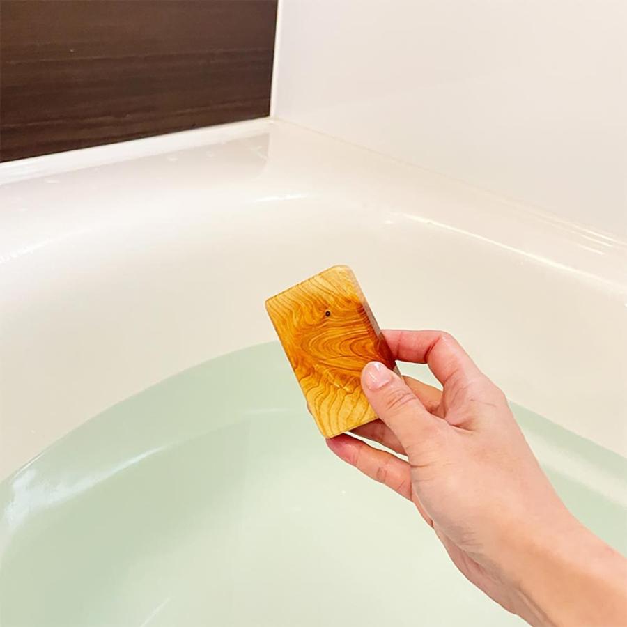 Shikoku Hinoki Aroma Block – Japanese Cypress Bath & Massage Stone