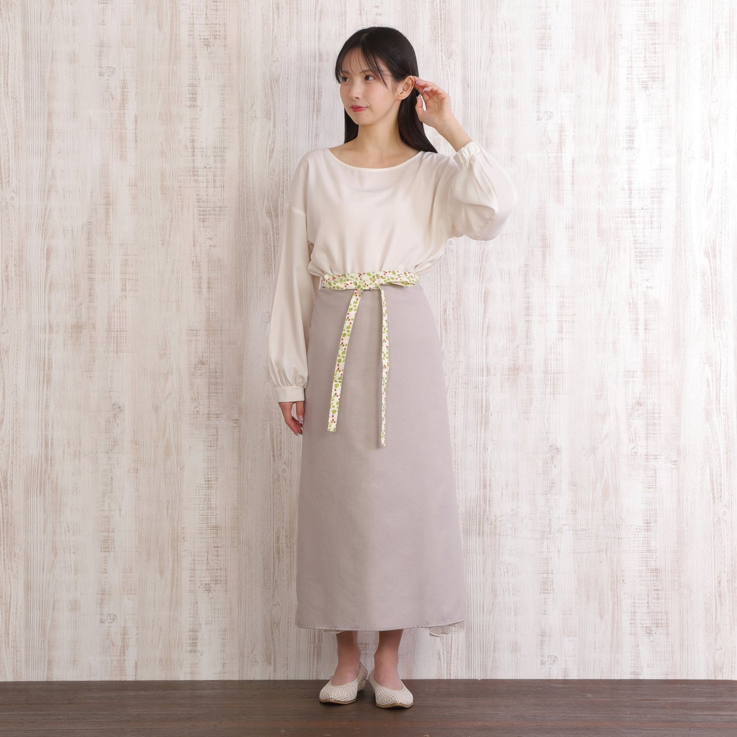 [Michelle Machoto] ミッシェルマコット いちご柄 ソムリエエプロン D-0602-2